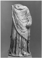 Votivstatuette aus Lissos, Mädchen mit Himation